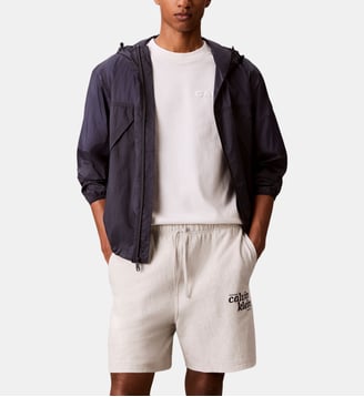 Bermuda droit Terry - Calvin Klein - Beige chiné