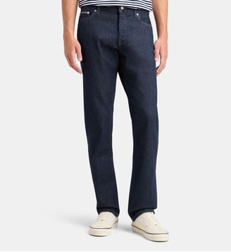 Jean slim straight Denton stretch - Tommy Hilfiger - Bleu jean foncé