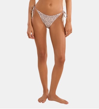 Bas de maillot de bain imprimé léopard - Molly Bracken - Léopard beige