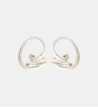 Boucles d'oreille en argent rodhié - Charlotte Chesnais - Argent