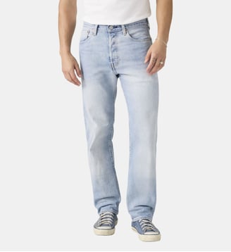 Jean 501 droit - Levi's - Bleu clair
