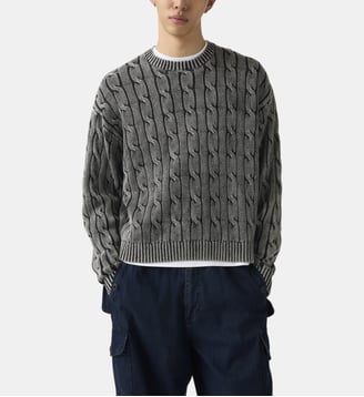 Pull droit coton torsadé - Levi's - Noir clair