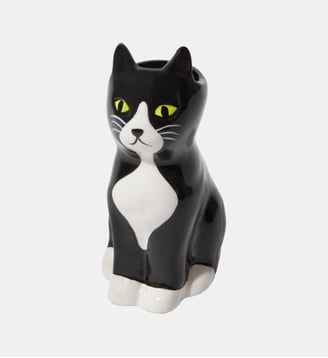 Vase XS Chat - Doiy - Noir
