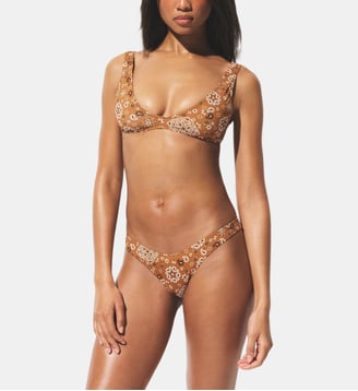 Haut de maillot de bain triangle signature - Skims - Multicolore