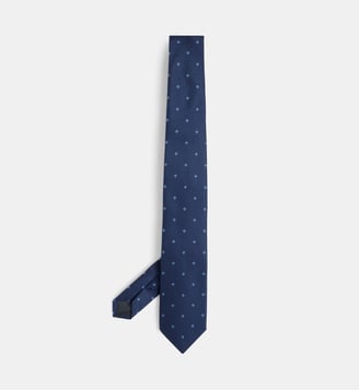 Cravate Mifleur - Galeries Lafayette - Bleu moyen