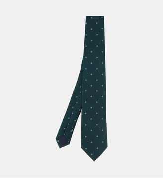 Cravate Mifleur - Galeries Lafayette - Vert foncé