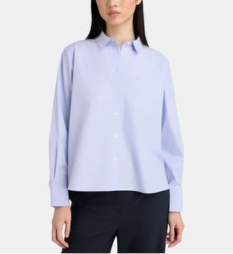 Chemise droite Odelaide coton bio - Jodhpur - Bleu