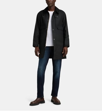 Parka Long Spey Wax en coton - Barbour - Noir