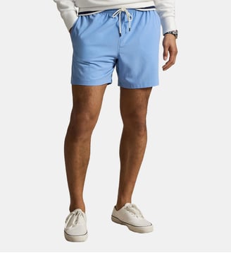 Short de bain Traveler signature - Polo Ralph Lauren - Bleu clair