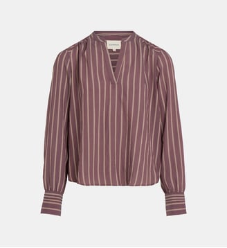 Blouse Oyat à rayures - Jodhpur - Bordeaux multicolore