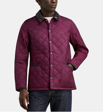 Veste droite Icons Liddesdale matelassée - Barbour - Bordeaux