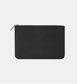 Pochette en cuir N°260 - L/UNIFORM - Noir
