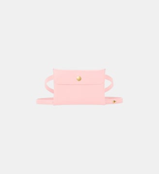 Sac pochette l'Enveloppe No.181 en cuir - L/UNIFORM - Rose