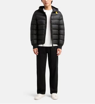 Doudoune droite Pharrell capuche - Parajumpers - Black