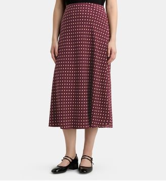 Jupe midi évasée Turin Dot pois - Galeries Lafayette - Bordeaux