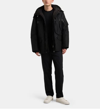Parka droite Right Hand capuche doublure amovible - Parajumpers - Noir