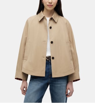 Veste courte droite boutonnée - Tommy Hilfiger - Beige
