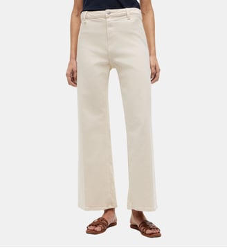 Jean droit signature - Tommy Hilfiger - Écru