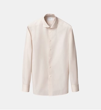 Chemise droite en coton - Eton - Beige