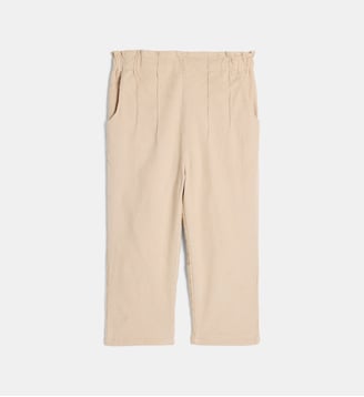 Pantalon droit Vuliette en velours de coton bio - Cadet Rousselle - Beige