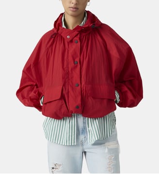 Blouson court ample capuche - Levi's - Rouge