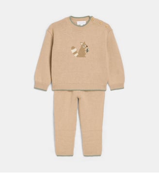 Ensemble tricot Vicenzo - Cadet Rousselle - Beige