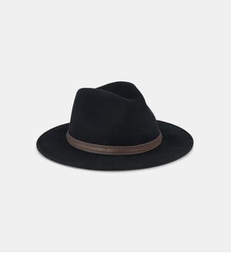 Panama Bristol en laine - Galeries Lafayette - Noir