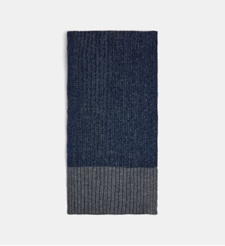 Écharpe Bixente - Galeries Lafayette - Gris et bleu