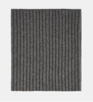 Col Bixente maille côtelée - Galeries Lafayette - Gris