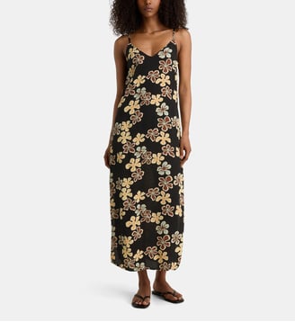 Robe Stay Sunny fines bretelles mi longue respirante  - Roxy - Multicolore