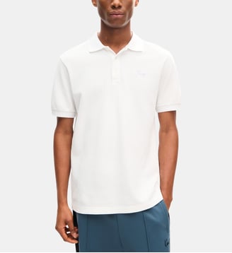 Polo droit en coton signature - Kenzo - Off white