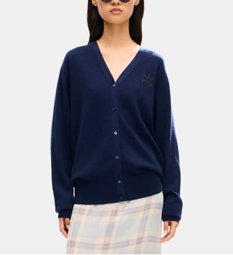 Cardigan Double K - Kenzo - Bleu fonce