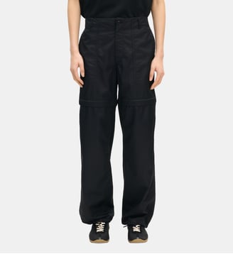 Pantalon large nylon technique convertible - Kenzo - Black
