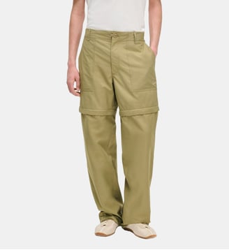 Pantalon large nylon technique convertible - Kenzo - Kaki
