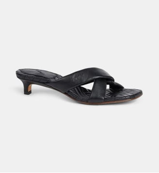 Sandales en cuir signature - Kenzo - Black