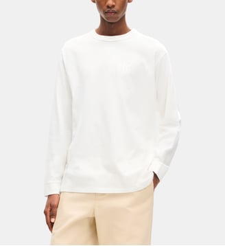 T-shirt Double K à manches longues - Kenzo - Off white
