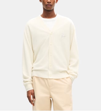 Cardigan droit laine et cachemire - Kenzo - Off white