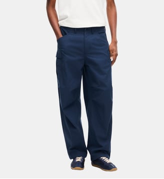 Pantalon cargo droit coton - Kenzo - Navy