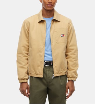 Blouson Harrington court zippé - Tommy Hilfiger - Beige
