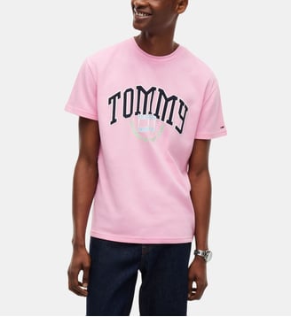 T-shirt Crest - Tommy Hilfiger - Rose