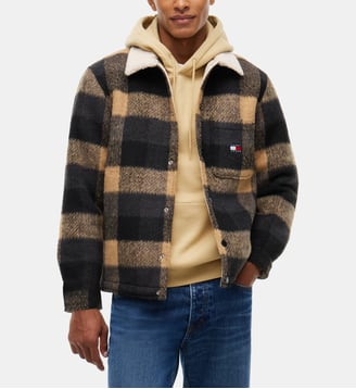 Surchemise Teddy - Tommy Hilfiger - Beige et noir