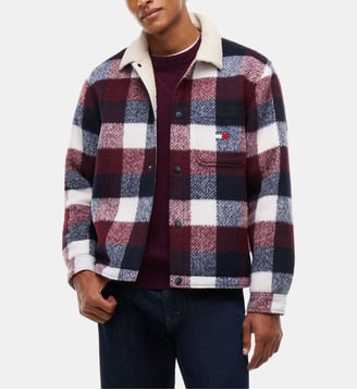 Surchemise Teddy - Tommy Hilfiger - Bleu et rouge