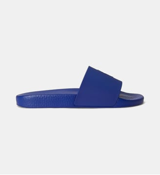 Claquettes avec imprimé signature - Polo Ralph Lauren - Bleu royal