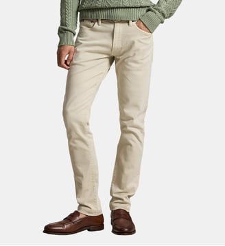 Jean slim Sullivan stretch - Polo Ralph Lauren - Blanc crème