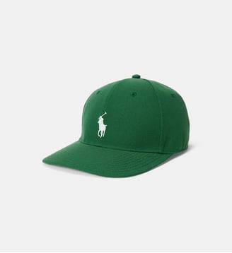 Casquette baseball sergé calotte haute signature - Polo Ralph Lauren - Vert