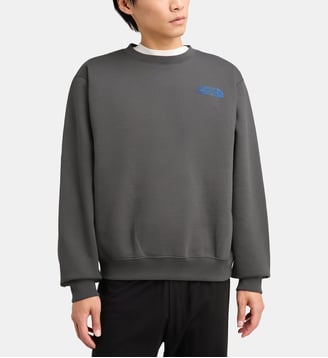 Sweat droit Retro Trail signature en coton mélangé - The North Face - Anthracite