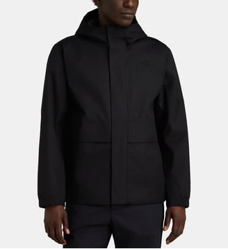 Coupe-vent mi long à capuche et zippé - The North Face - Noir