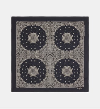 Carré en soie Minimal - Aeneis - Black