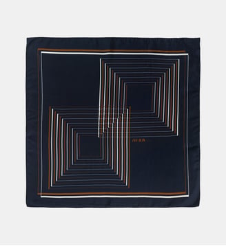 Foulard Minimal Illusion 1970 - Aeneis - Black