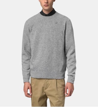 Pull Sebastien Fleece Stitch - K-Way - Gris